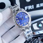 Rolex Lady Masterpiece Replica Watches Blue Dial Stainless Steel